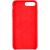 Чехол для iPhone InterStep iPhone 8/7 Plus SOFT-T METAL ADV красный